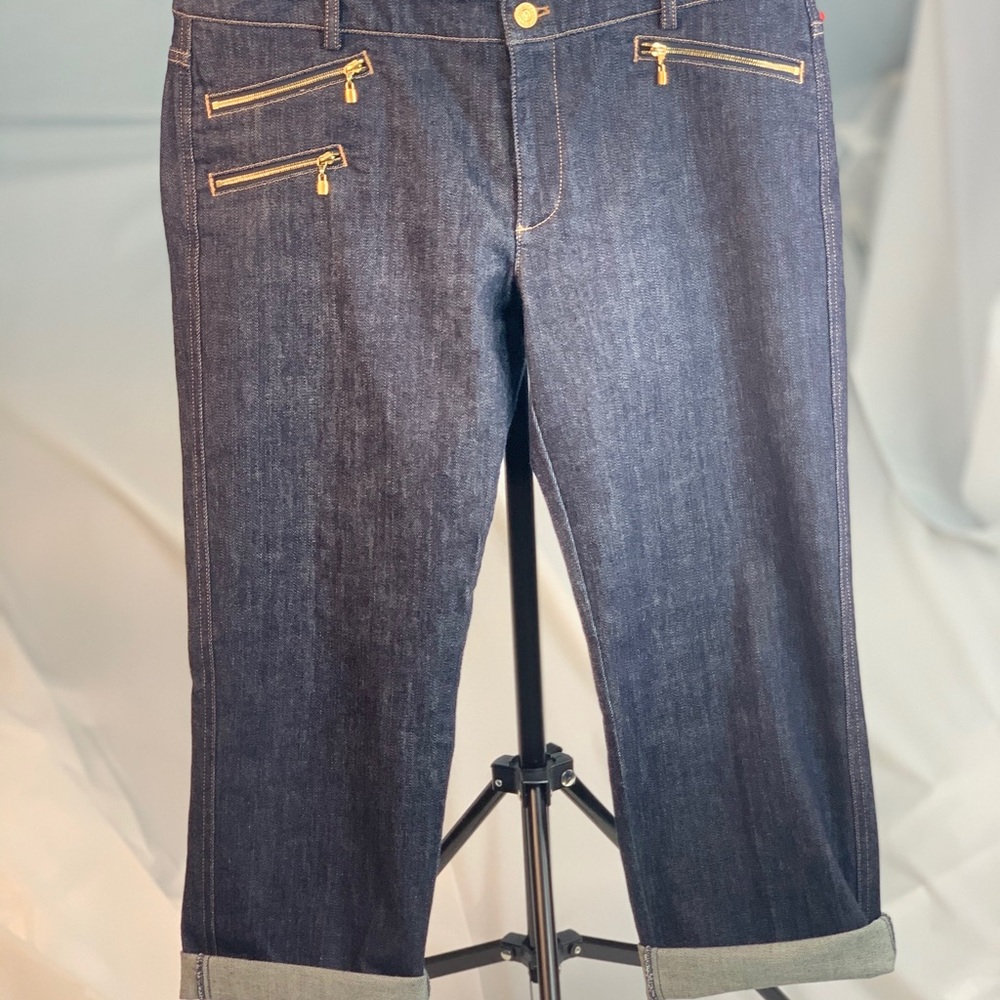 St. John crop jeans sz 10